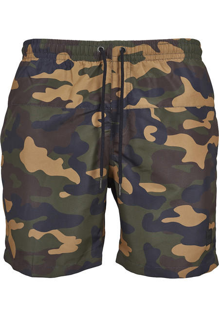 Urban Classics Men's Camo Swim Shorts