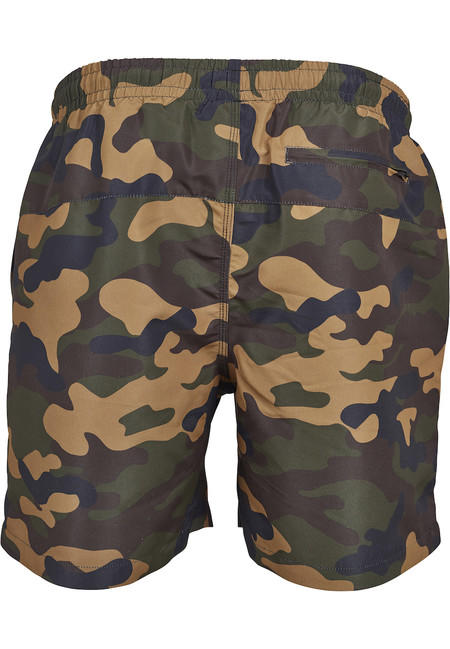 Urban Classics Men's Camo Swim Shorts