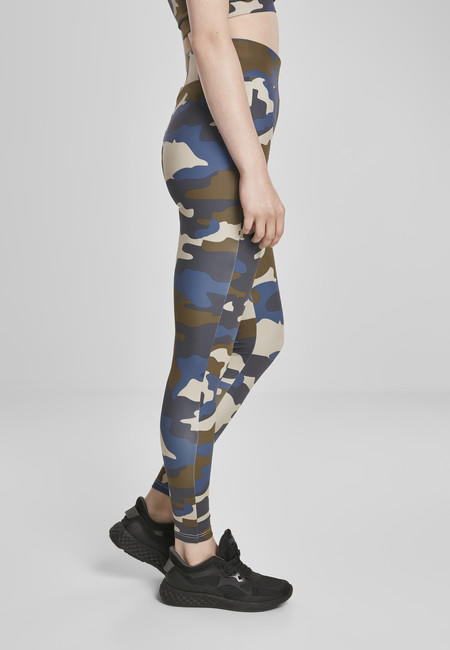 Urban Classics Camo Tech γυναικείο Leggings, olive camo