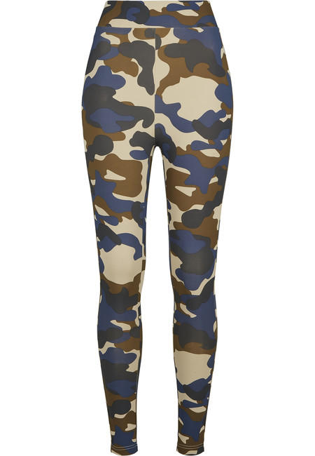 Urban Classics Camo Tech γυναικείο Leggings, olive camo