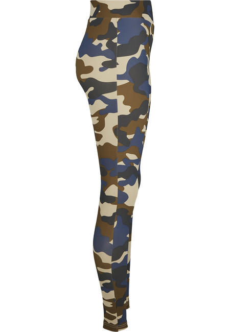 Urban Classics Camo Tech γυναικείο Leggings, olive camo