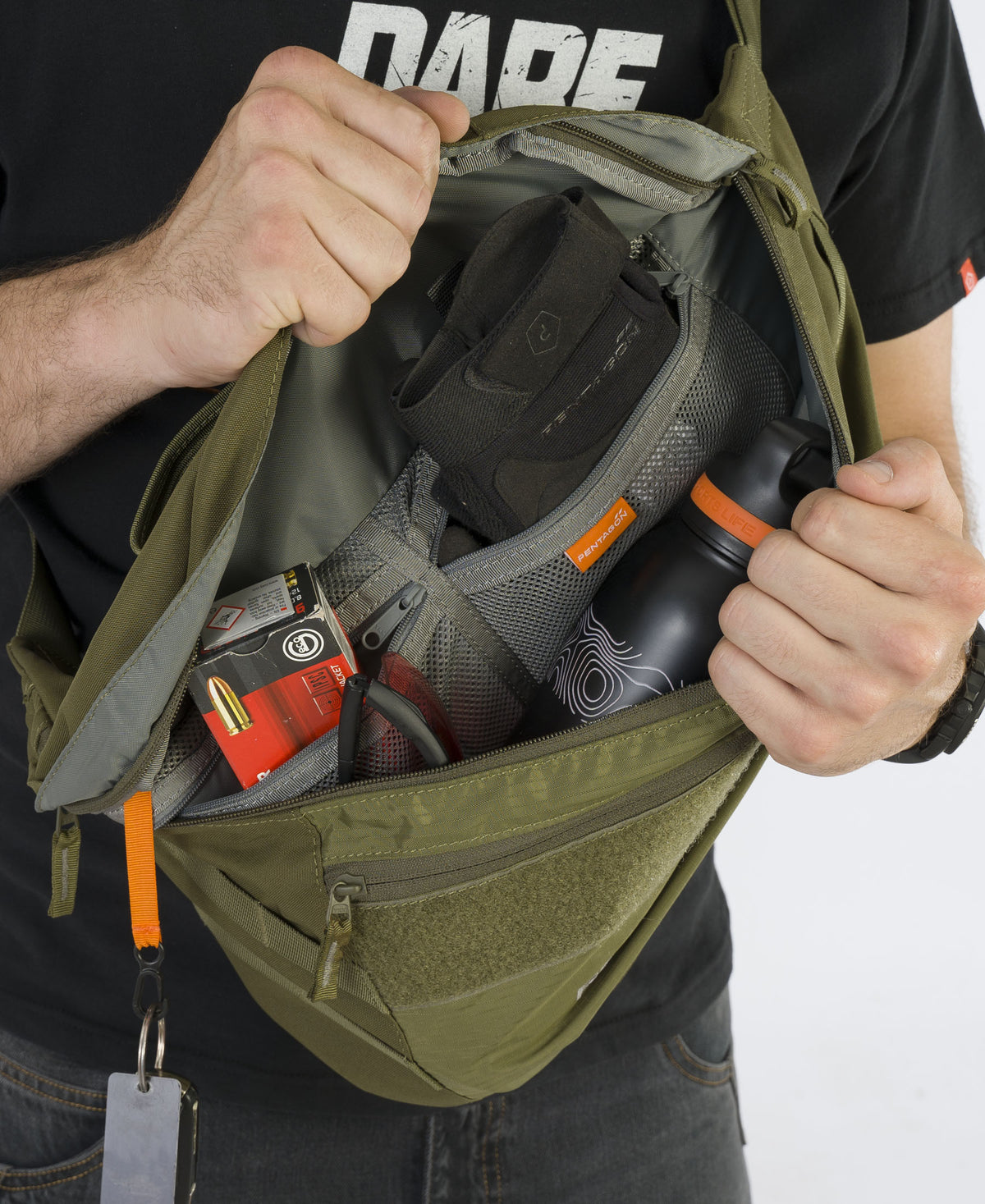 Pentagon Tasche cez rameno Telamon, coyote
