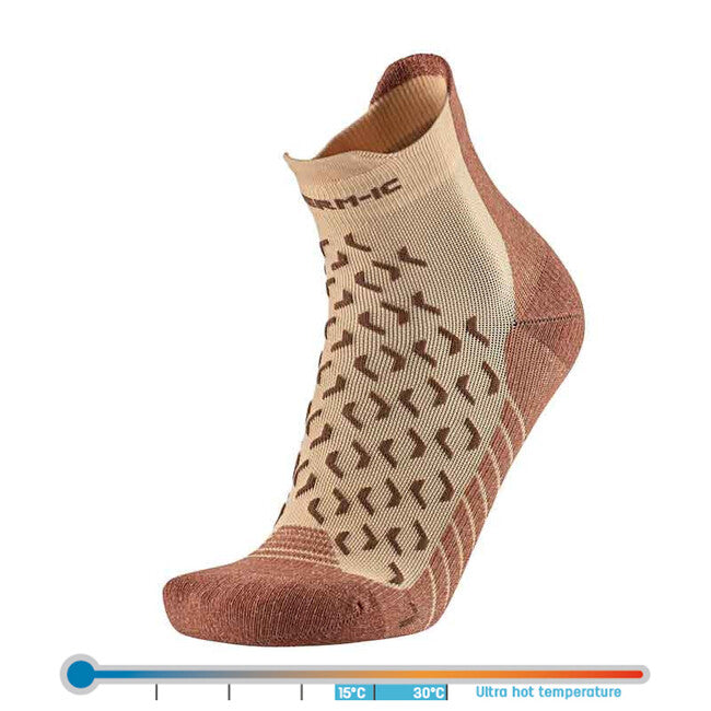 Therm-ic knöchelhohe Socken, beige/braun