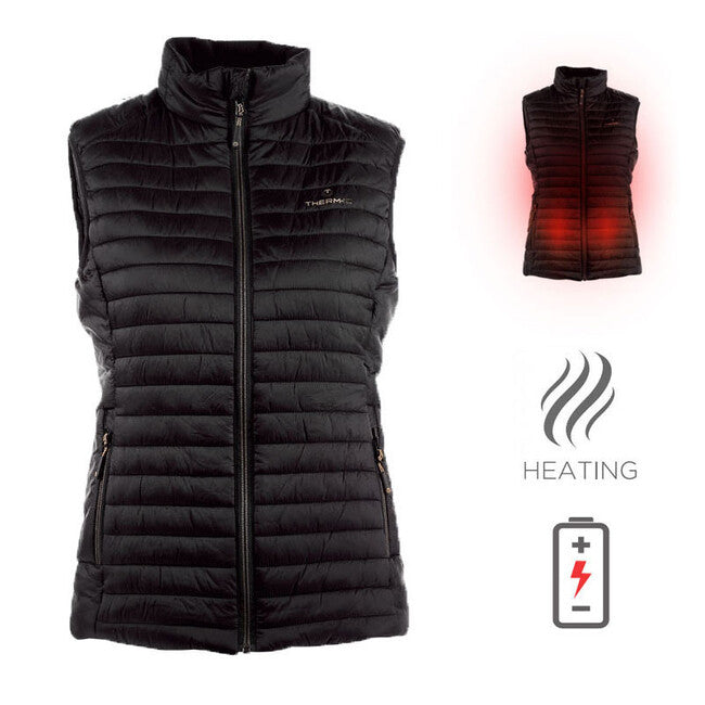 Therm-ic damen-Wärmeweste schwarz