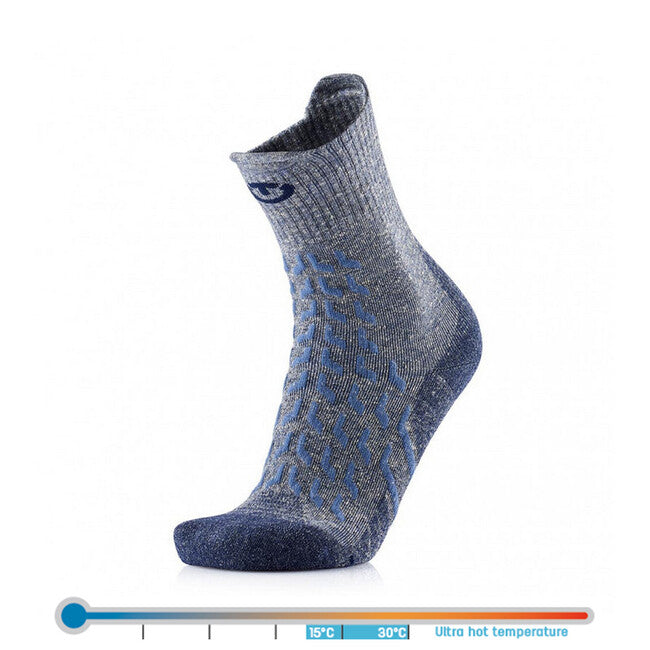 Therm-ic damen socken grau/blau