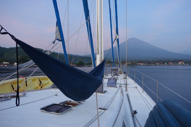 Ticket To The Moon Lightest Hammock, Navy Blue