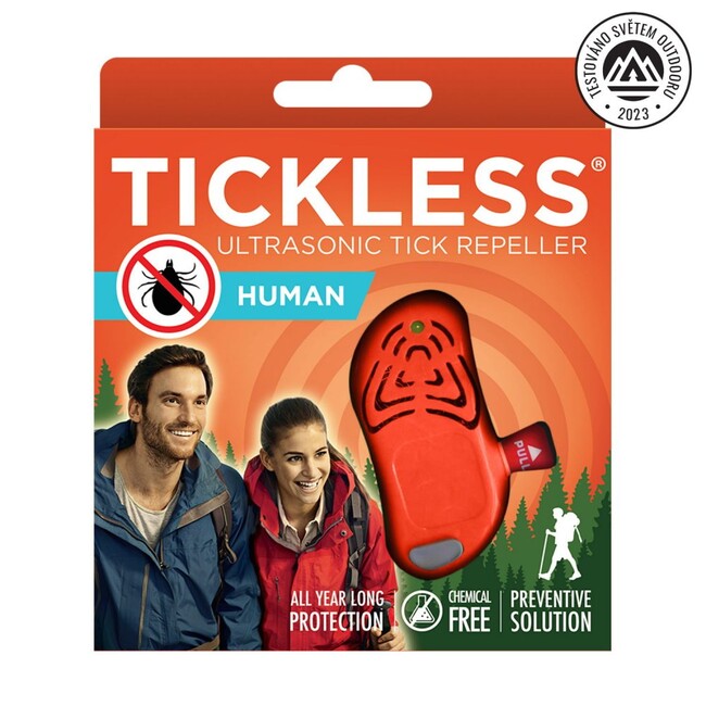 Tickless Human Ultraschall-Zeckenvertreiber , orange