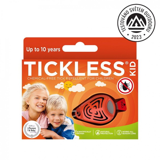 Tickless Kid Ultraschall-Zeckenvertreiber orange