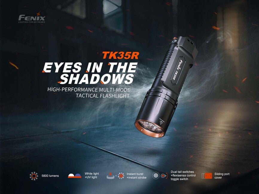 Fenix TK35R Rechargeable LED Flashlight (5800 lumens)