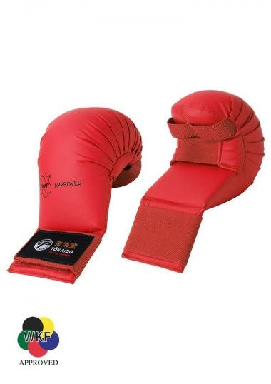 Tokaido WKF Karate-handschuhe, kinder rot