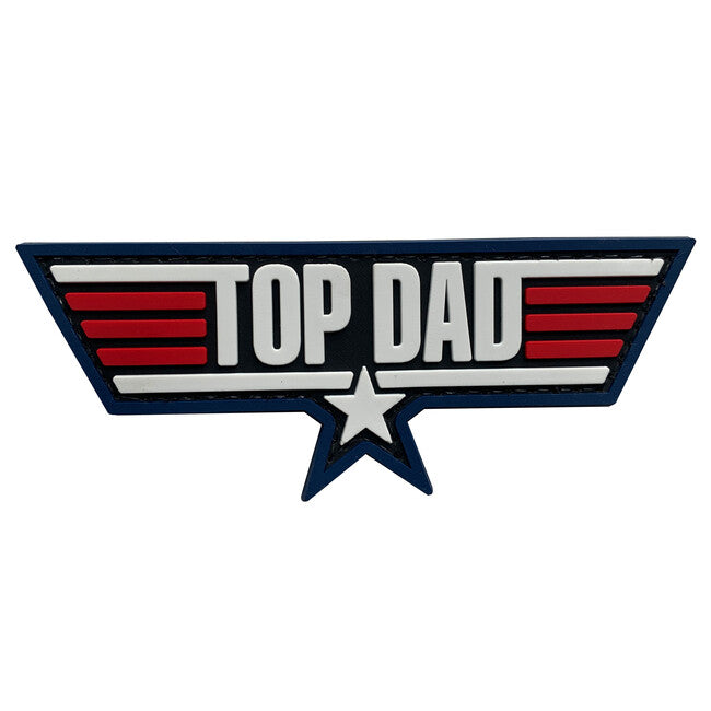 WARAGOD Aufnäher TOP DAD PVC