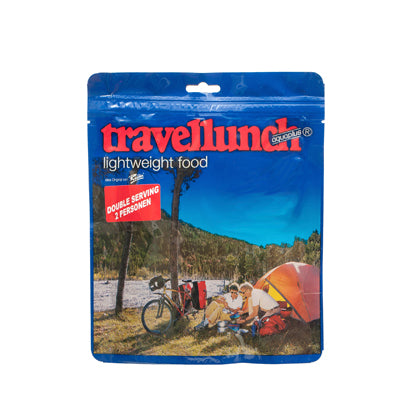 Travellunch 10 Stück Mahlzeit Nudeln mit Rindfleisch in Paprikasauce 250 g pro Stück