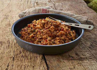 Katadyn Balkan-Risotto mit Rindfleisch