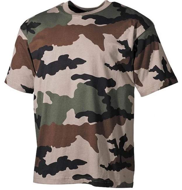 MFH BW Tarnmuster-T-shirt CCE Tarn, 160g/m2