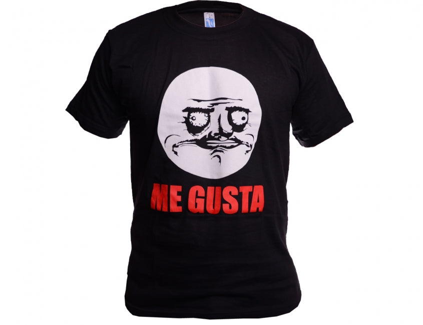 O&T T-Shirt Funny Vtipne me gusta schwarz