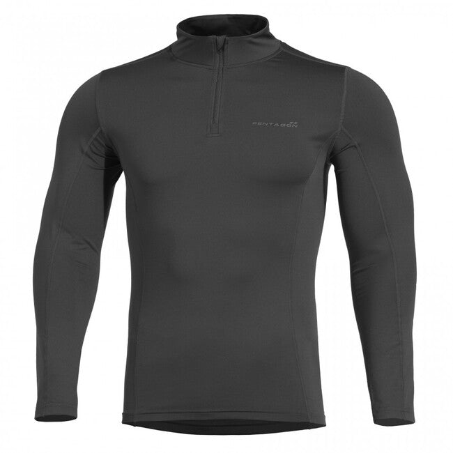 Pentagon T-Shirt so zipsom Pindos 1/2, Black
