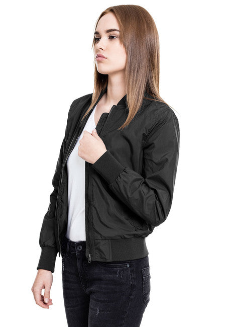 Urban Classics Light Bomberjacke, schwarz