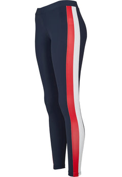 Urban Classics Side Stripe women's leggings, Navy