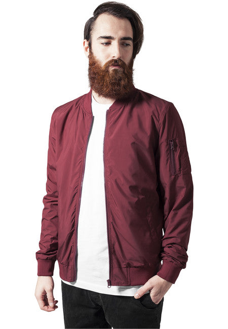 Urban Classics bomber Light Bomber, bordová