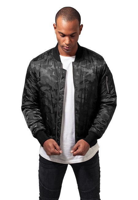 Urban Classics maskáčová bomber bunda
