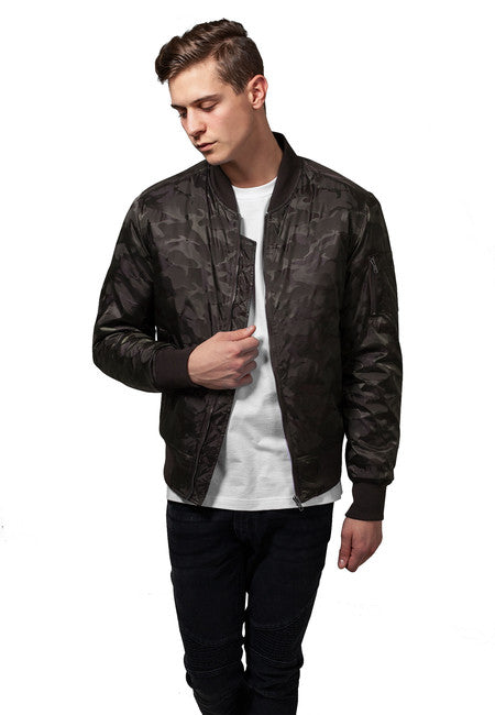 Urban Classics maskáčová bomber bunda