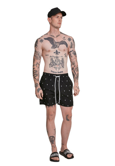 Urban Classics pánske plavky skull