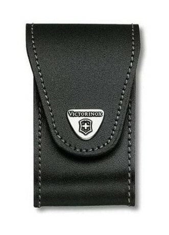 Victorinox čierne kožené puzdro pre WorkChamp XL 111mm