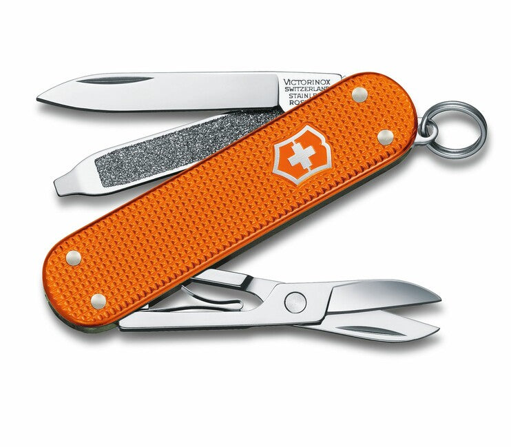 Victorinox Classic Alox LE 2021 multifunkčný nôž 58 mm, oranžová, 5 funkcií