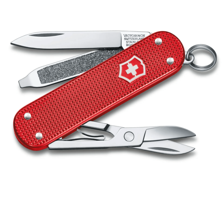 Victorinox Classic Colors Alox Sweet Berry multifunkčný nôž 58 mm, červená, 5 funkcií