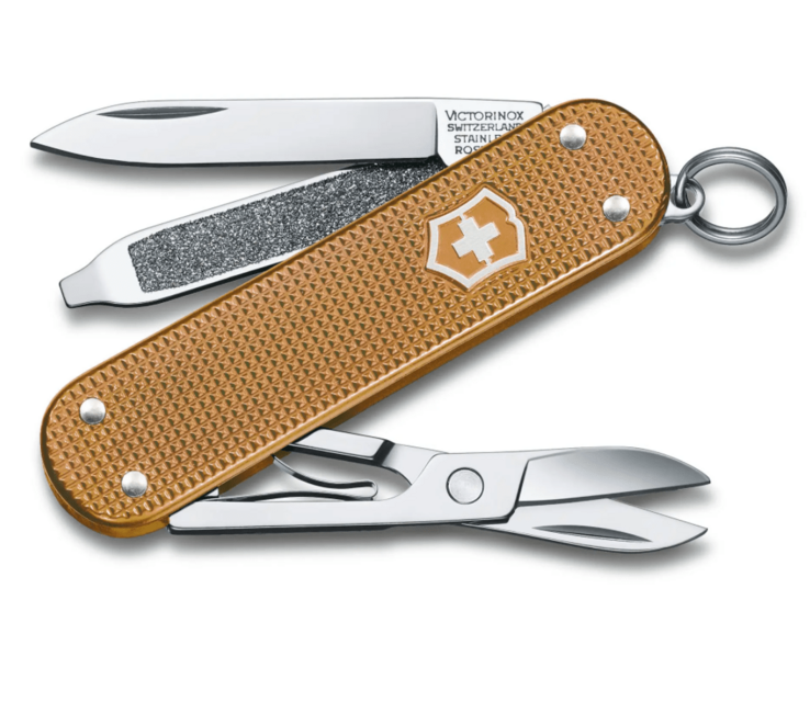 Victorinox Classic Colors Alox Wet Sand multifunkčný nôž 58 mm, khaki, 5 funkcií