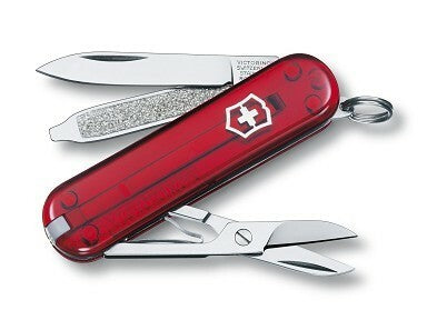 Victorinox Classic multifunkčný nôž 58 mm, červená, 7 funkcií