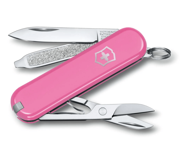Victorinox Classic SD Colors Cherry Blossom, multifunkčný nôž, ružová, 7funkcií, blister