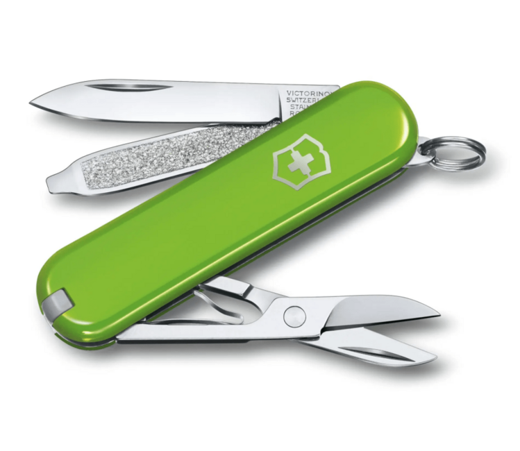 Victorinox Classic SD Colors Smashed Avocado multifunkčný nôž, zelená, 7funkcií, blister