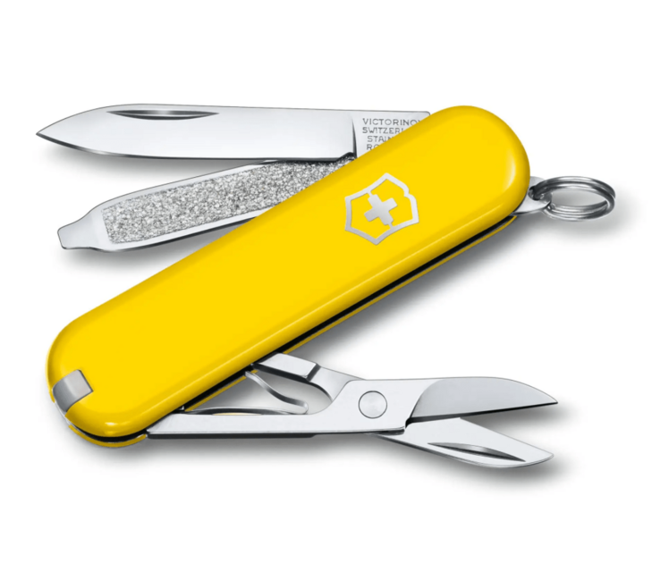Victorinox Classic SD Colors Sunny Side multifunkčný nôž, žltá, 7 funkcií