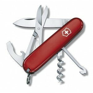 Victorinox Compact multifunkčný nôž 91 mm, červená, 15 funkcií