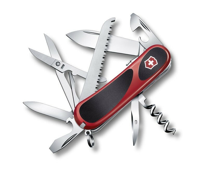Victorinox EvoGrip S17 multifunkčný nôž 85 mm, čierno-červená, 15 funkcií