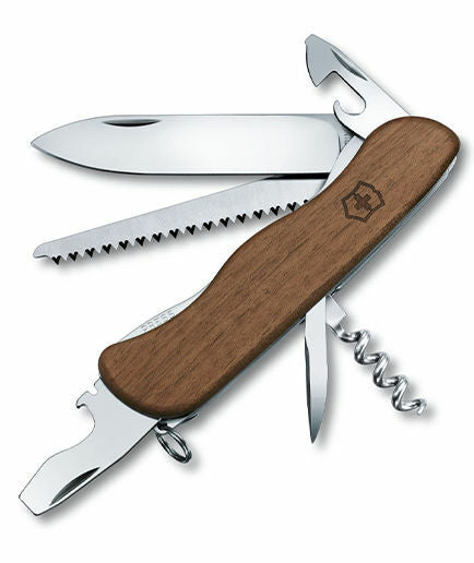 Victorinox Forester Wood multifunkčný nôž 111 mm, orechové drevo, 10 funkcií
