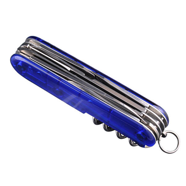 Victorinox Huntsman taschenmesser transparent 91mm blau