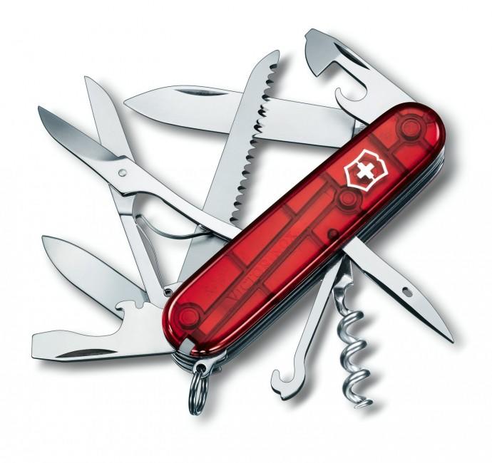 Victorinox Huntsman Pocket Knife, Red, 91mm