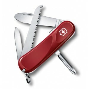 Victorinox Junior 9 multifunkčný nôž pre deti 85 mm, červená, 8 funkcií