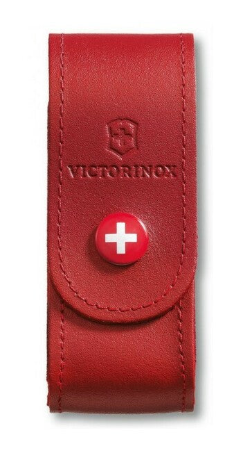 Victorinox kožené puzdro na nože 91 mm, červená