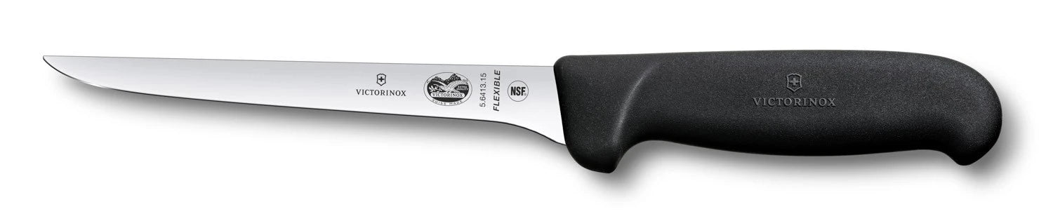 Victorinox Kuchynský vykosťovací nôž Fibrox , čierna