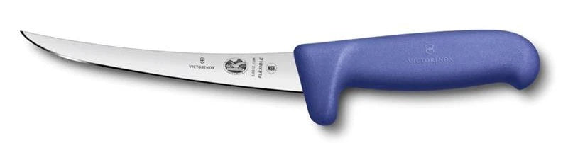 Victorinox Kuchynský vykosťovací nôž Fibrox safety grip , modrá