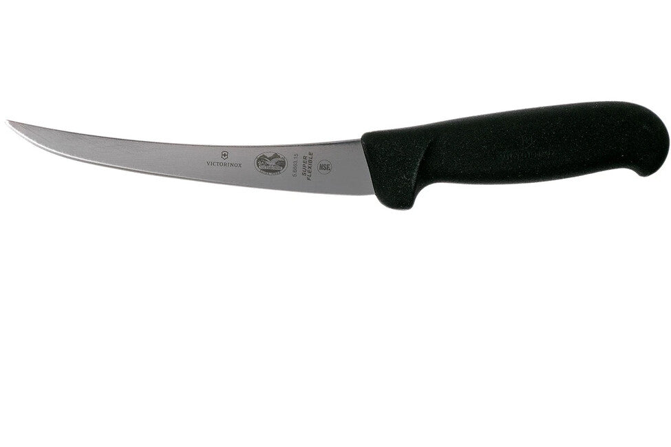 Victorinox Kuchynský vykosťovací nôž Fibrox super flexible , čierna