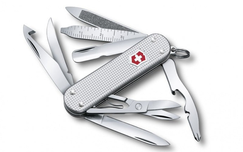 Victorinox Mini Champ Alox multifunktionsmesser 58 mm, silber, 14 funktionen