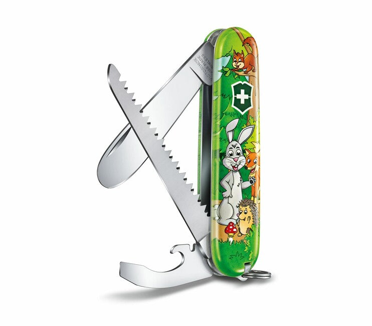 Victorinox My First Animal Edition multifunkčný nôž pre deti, motív zajaca, 9 funkcií