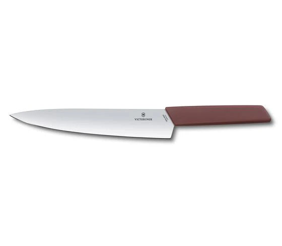 Victorinox Nárezový nôž Swiss Modern, hroznovo červená