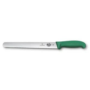 Victorinox Nárezový nôž- zúbkované ostrie Fibrox, zelená
