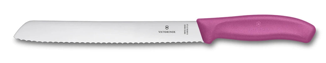 Victorinox Nôž na chlieb a pečivo Swiss Classic, ružová
