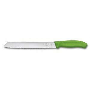 Victorinox Nôž na chlieb a pečivo Swiss Classic, zelená